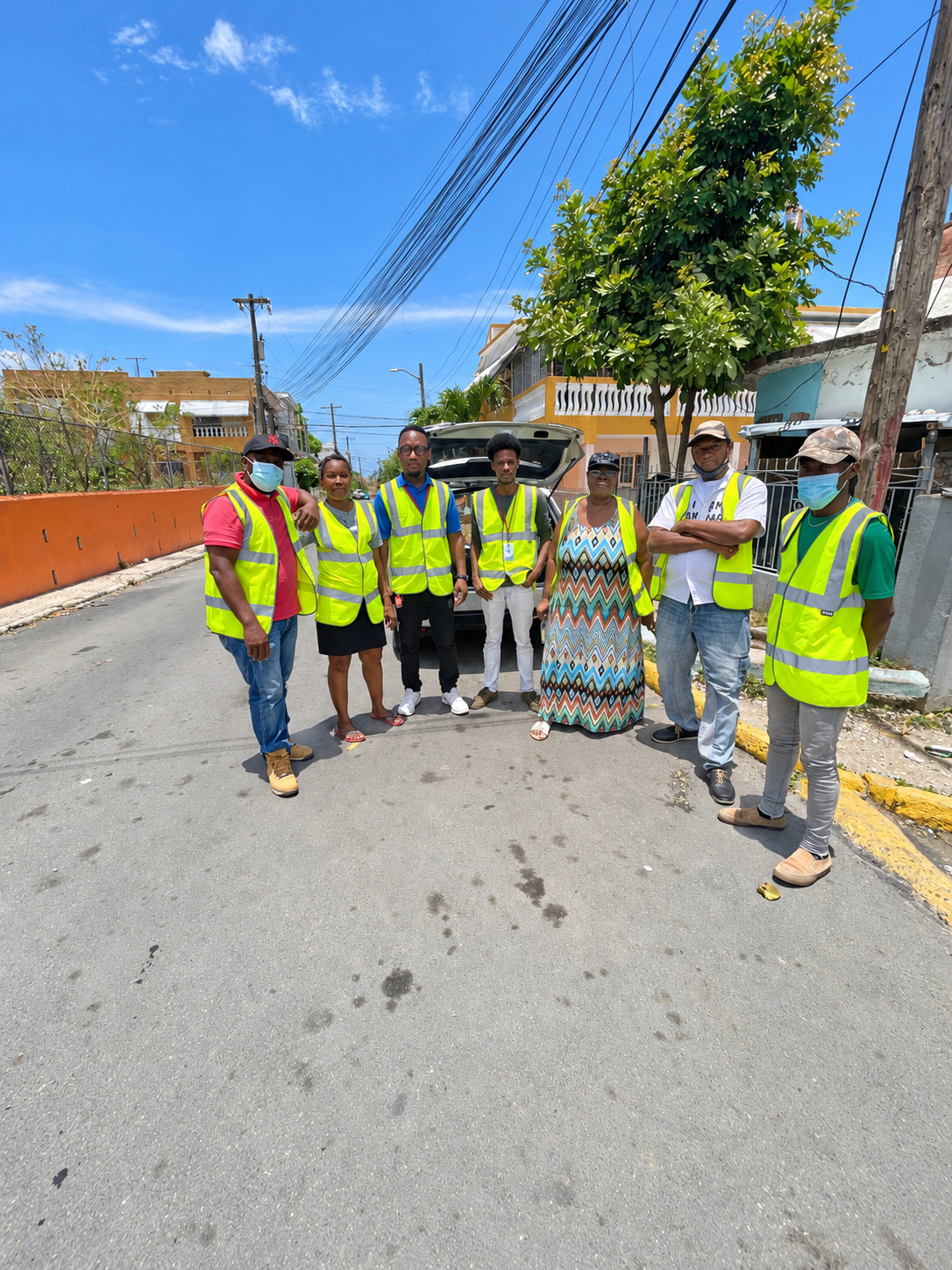WisdomPhilanthropy volunteers during a historical care package delivery