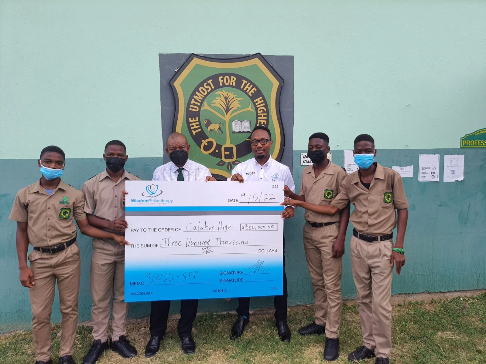 Calabar High School contribution presentation
